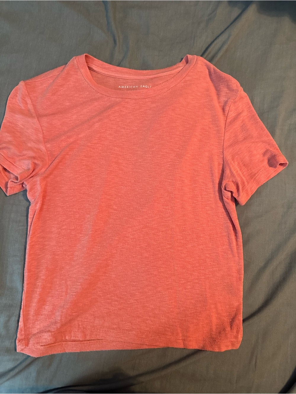 American Eagle Soft Coral Crewneck Tee